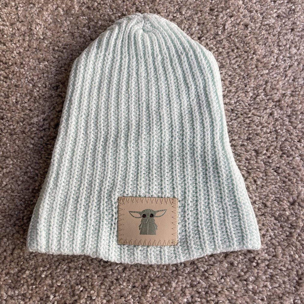 Love Your Melon Hat Beanie Womens One Size Green Yoda Knit Star Wars Winter